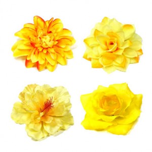 Kategorie Ansteckblumen und Haarblumen in gelb und lemon